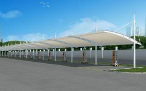 赞皇县膜结构停车棚