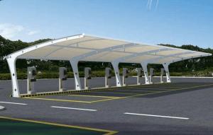 赞皇县膜结构停车棚