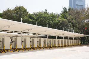 赞皇县膜结构停车棚