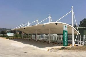 赞皇县膜结构停车棚